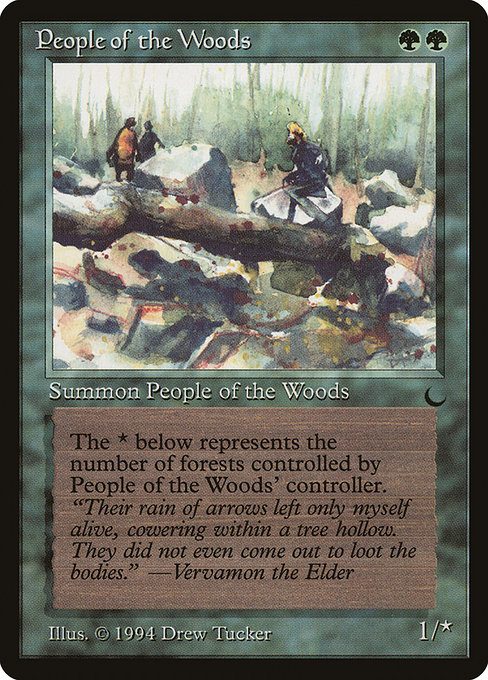 People of the Woods highlighted card art