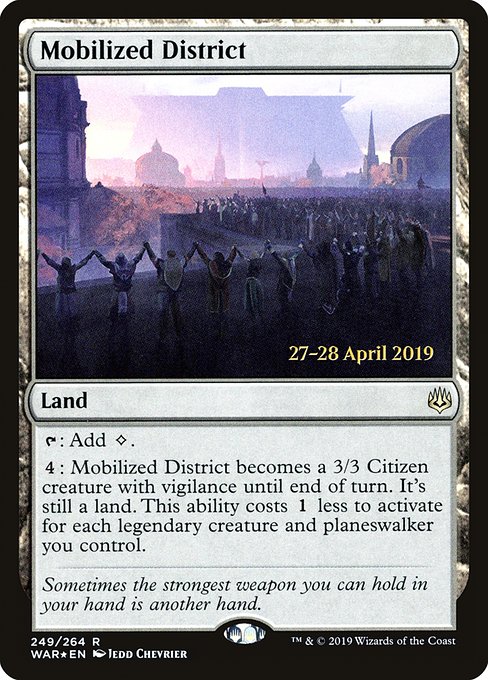 Mobilized District from War of the Spark Promos