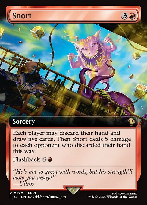 Snort highlighted card art