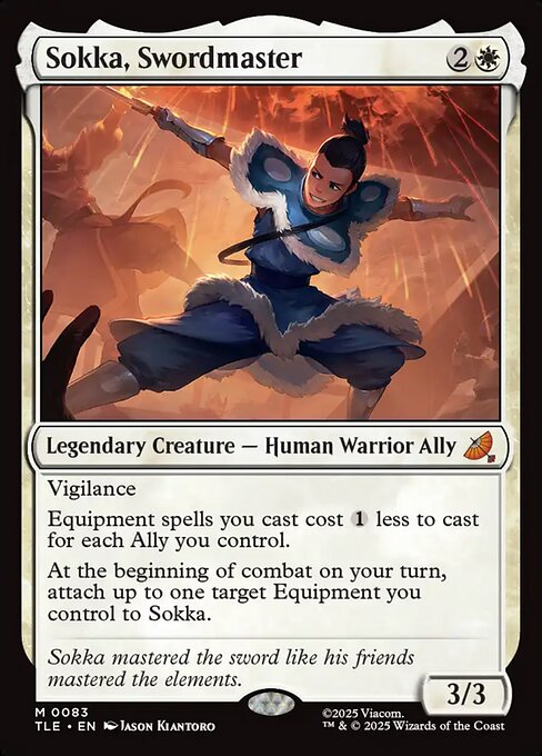 Sokka, Swordmaster from Avatar: The Last Airbender Eternal
