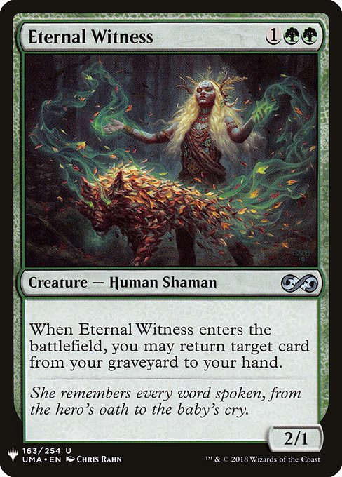 Eternal Witness from The List