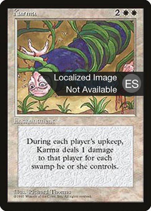 Karma from Fourth Edition Foreign Black Border