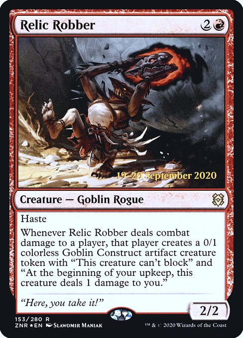 Relic Robber from Zendikar Rising Promos