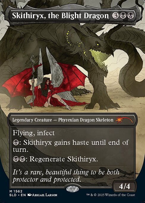 Skithiryx, the Blight Dragon from Secret Lair Drop