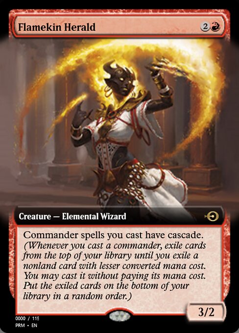 Flamekin Herald highlighted card art