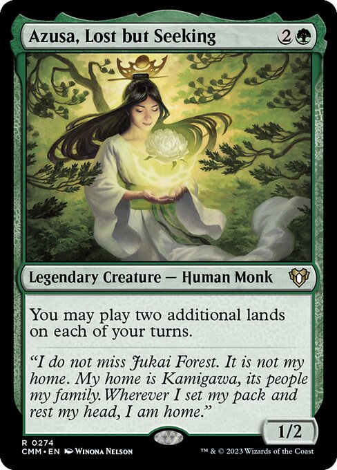 Azusa, Lost but Seeking from Commander Masters
