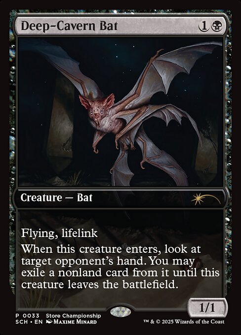 Deep-Cavern Bat highlighted card art