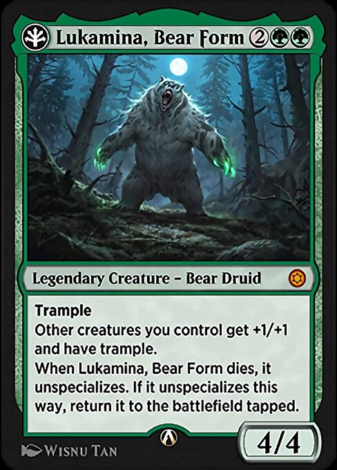 Lukamina, Bear Form highlighted card art