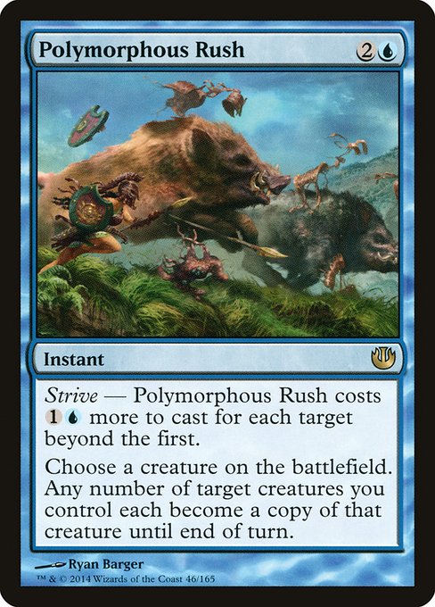 Polymorphous Rush highlighted card art