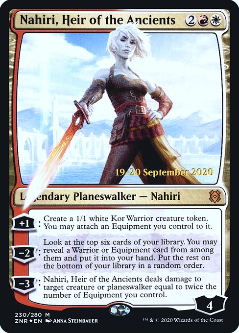 Nahiri, Heir of the Ancients from Zendikar Rising Promos