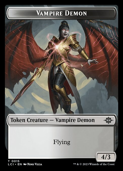 Vampire Demon highlighted card art