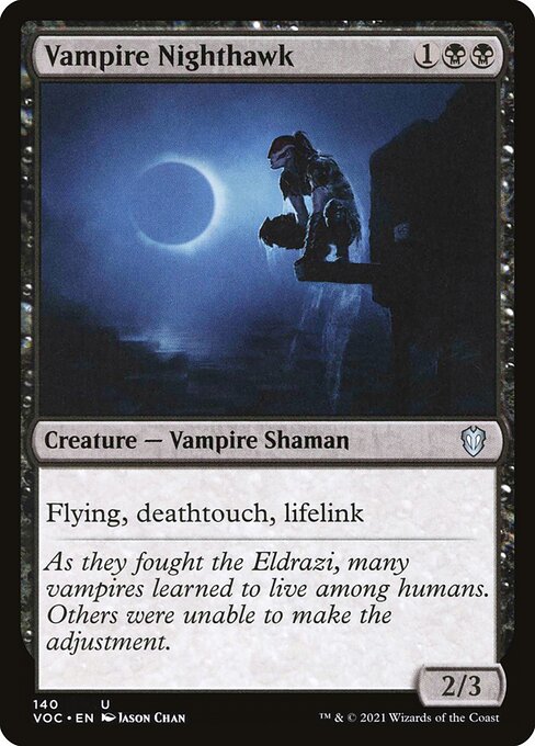 Vampire Nighthawk from Crimson Vow Commander