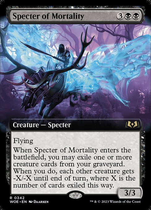 Specter of Mortality highlighted card art