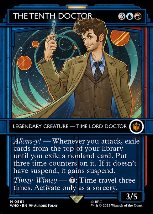 The Tenth Doctor from Doctor Who
