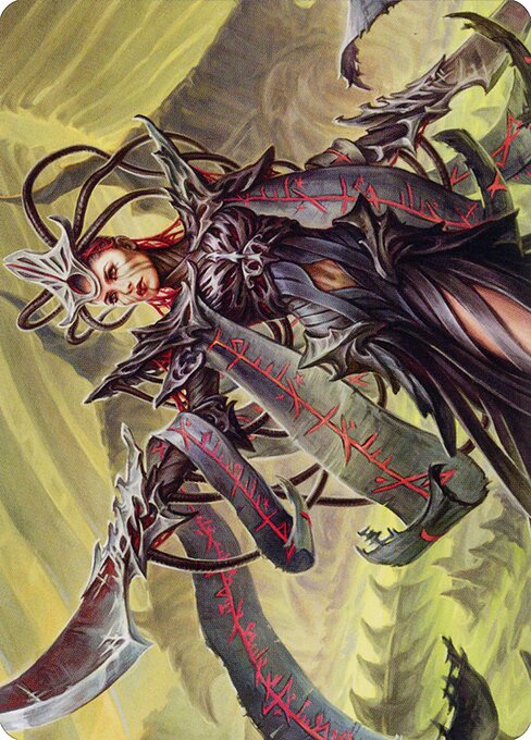 Testament Bearer // Testament Bearer from Phyrexia: All Will Be One Art Series