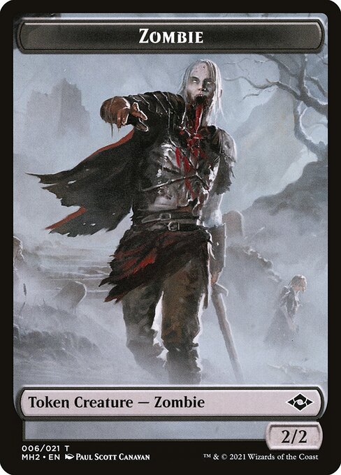Zombie from Modern Horizons 2 Tokens