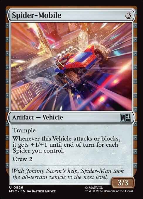 Spider-Mobile from Marvel Super Heroes Commander