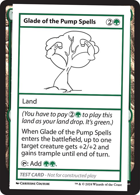 Glade of the Pump Spells highlighted card art