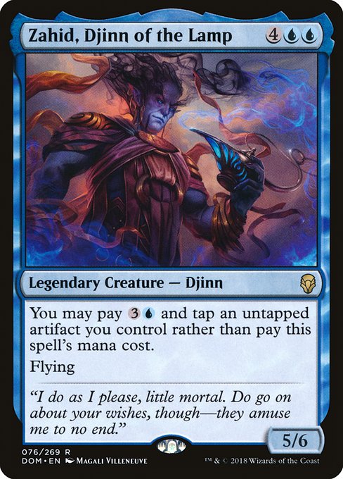 Zahid, Djinn of the Lamp from Dominaria