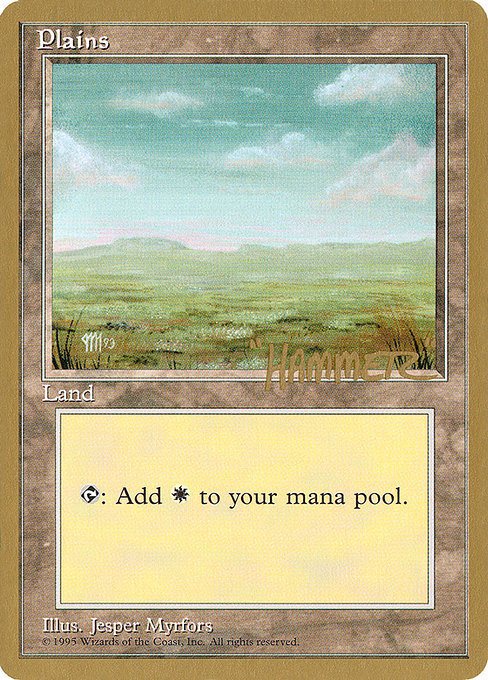 Plains from Pro Tour Collector Set