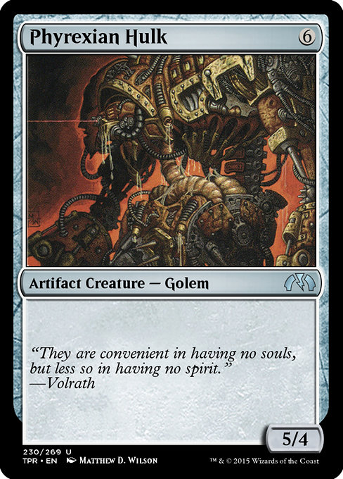 Phyrexian Hulk highlighted card art