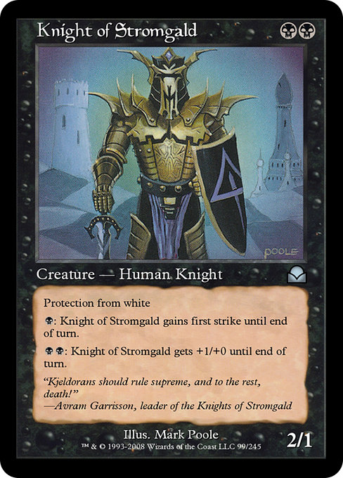Knight of Stromgald highlighted card art