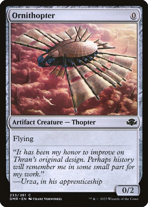 Ornithopter from Dominaria Remastered