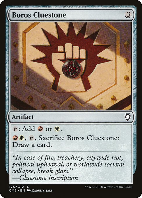 Boros Cluestone highlighted card art