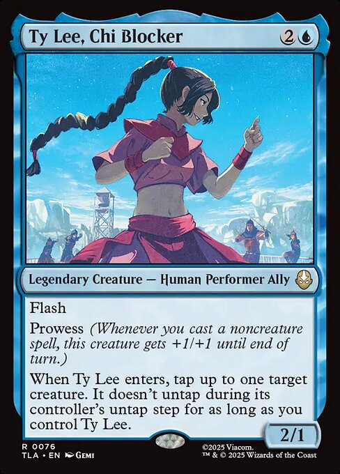 Ty Lee, Chi Blocker from Avatar: The Last Airbender