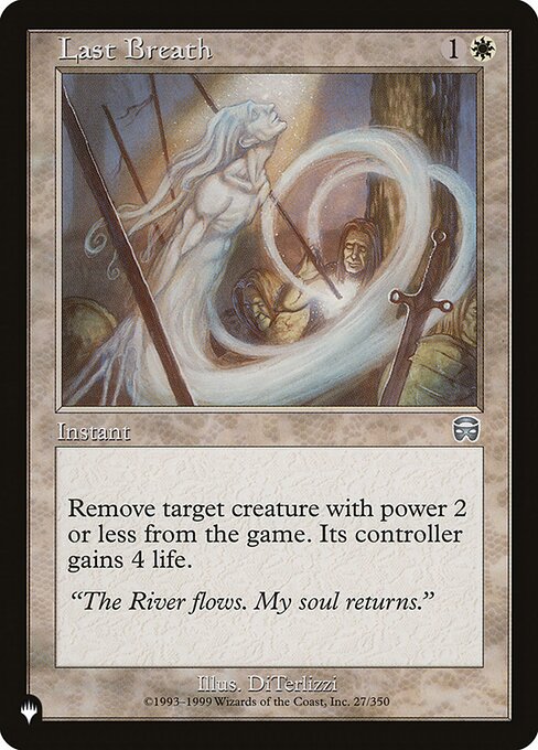 Last Breath highlighted card art