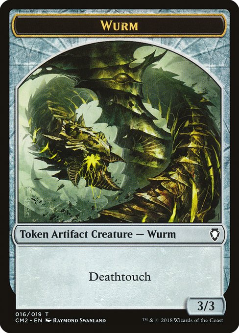 Wurm from Commander Anthology Volume II Tokens