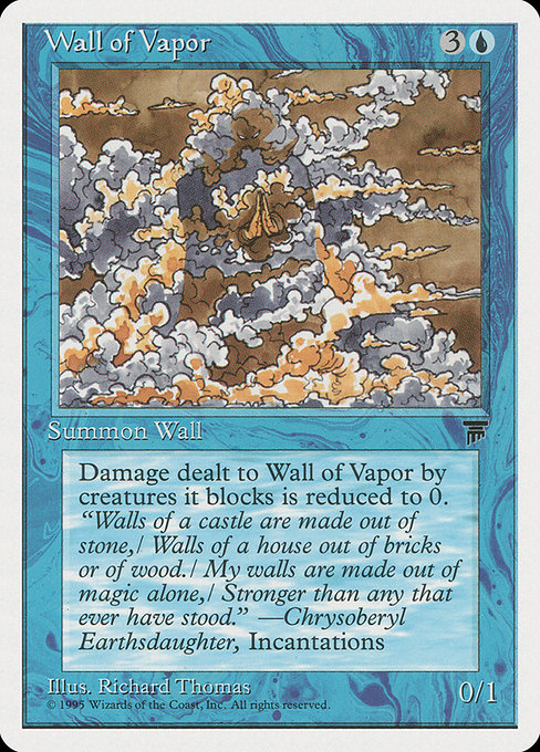 Wall of Vapor highlighted card art