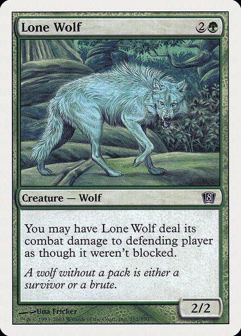 Lone Wolf highlighted card art