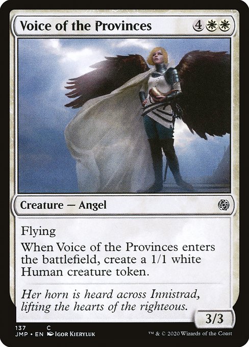 Voice of the Provinces highlighted card art