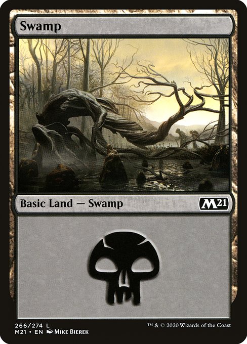 Swamp from Core Set 2021