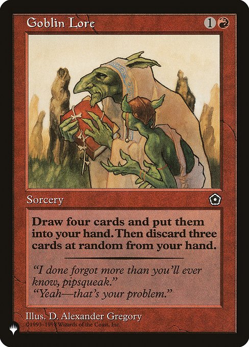 Goblin Lore highlighted card art