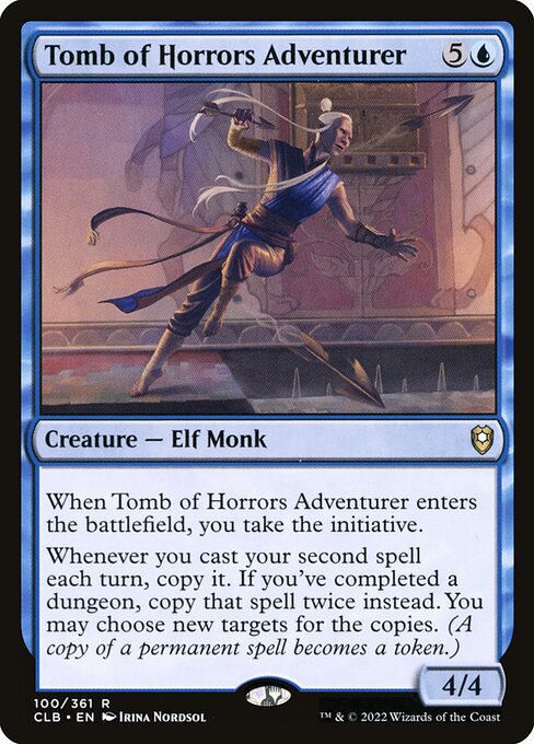 Tomb of Horrors Adventurer highlighted card art