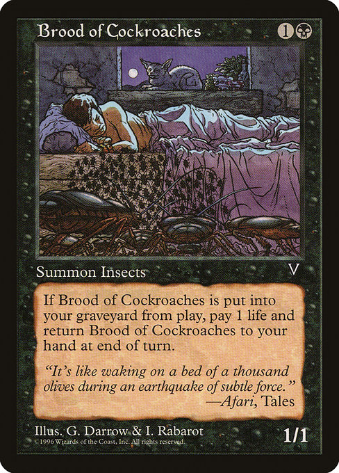 Brood of Cockroaches from Visions