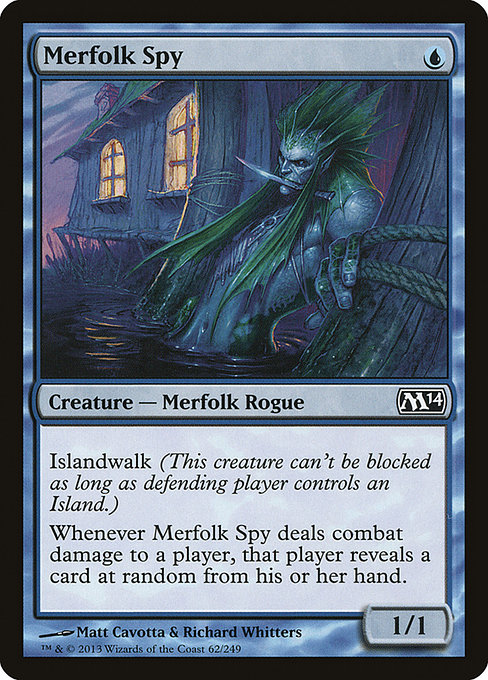 Merfolk Spy highlighted card art
