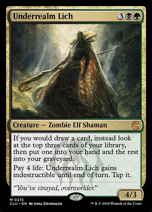 Underrealm Lich highlighted card art