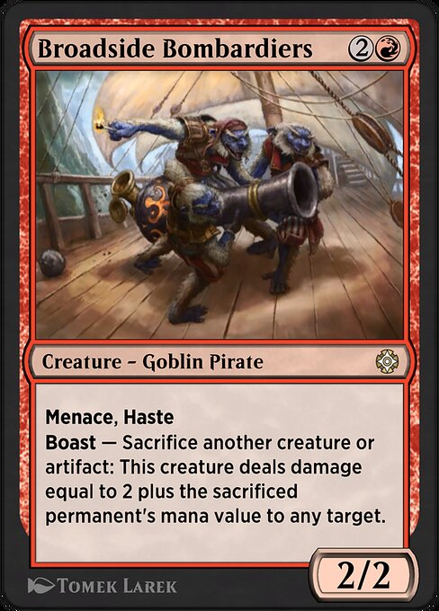 Broadside Bombardiers highlighted card art