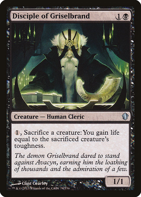 Disciple of Griselbrand highlighted card art