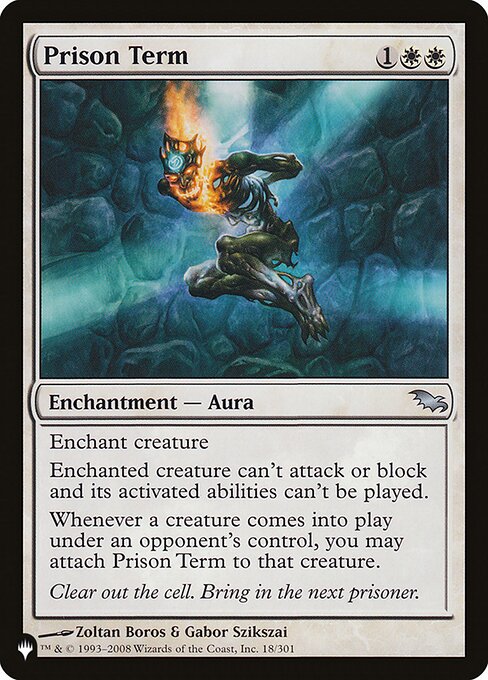 Prison Term highlighted card art
