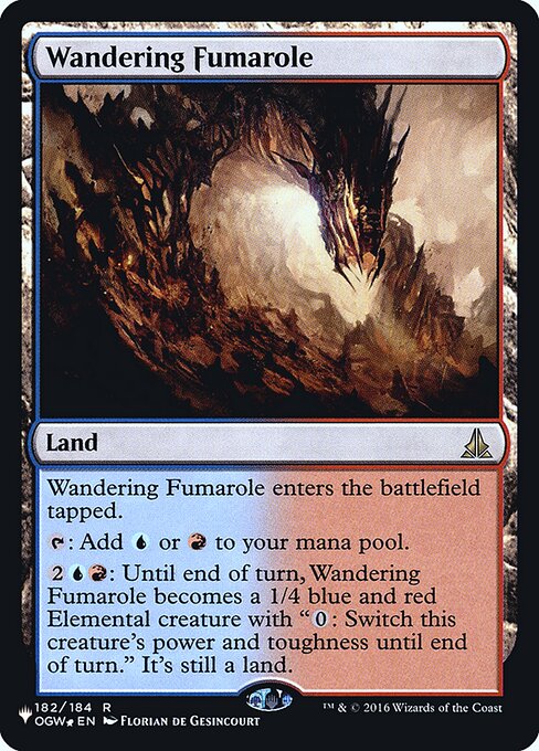 Wandering Fumarole from The List