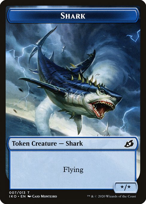 Shark from Ikoria: Lair of Behemoths Tokens