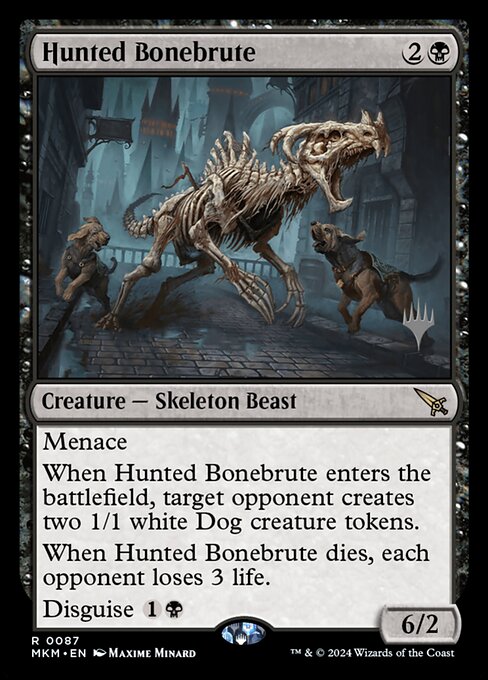 Hunted Bonebrute from Murders at Karlov Manor Promos