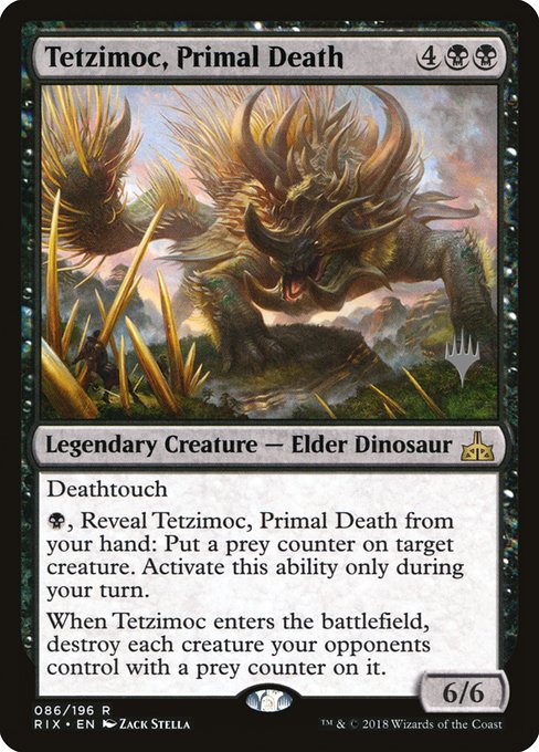 Tetzimoc, Primal Death from Rivals of Ixalan Promos