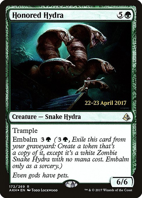 Honored Hydra from Amonkhet Promos