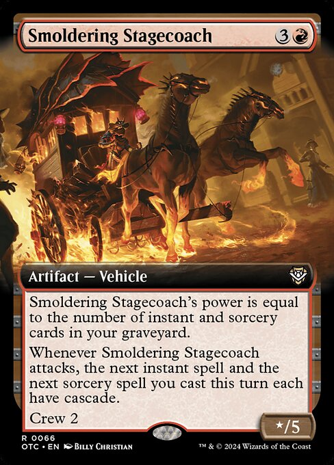 Smoldering Stagecoach highlighted card art