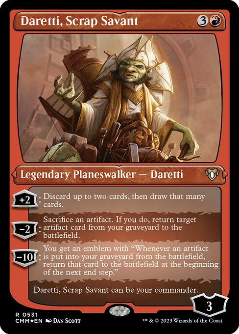 Daretti, Scrap Savant highlighted card art